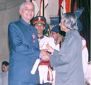 Padma Bhushan in 2005